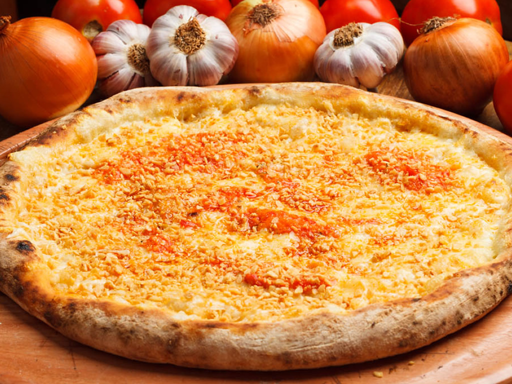pizza de alho