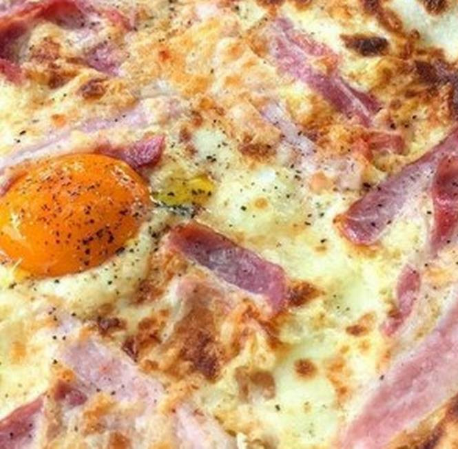 pizza de bacon